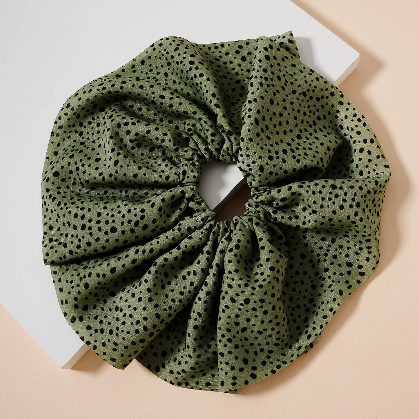 Polka Dot Print Hair Tie Scrunchie