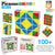 Mix and Match 1" 16 Piece Magnetic Puzzle Cube Set