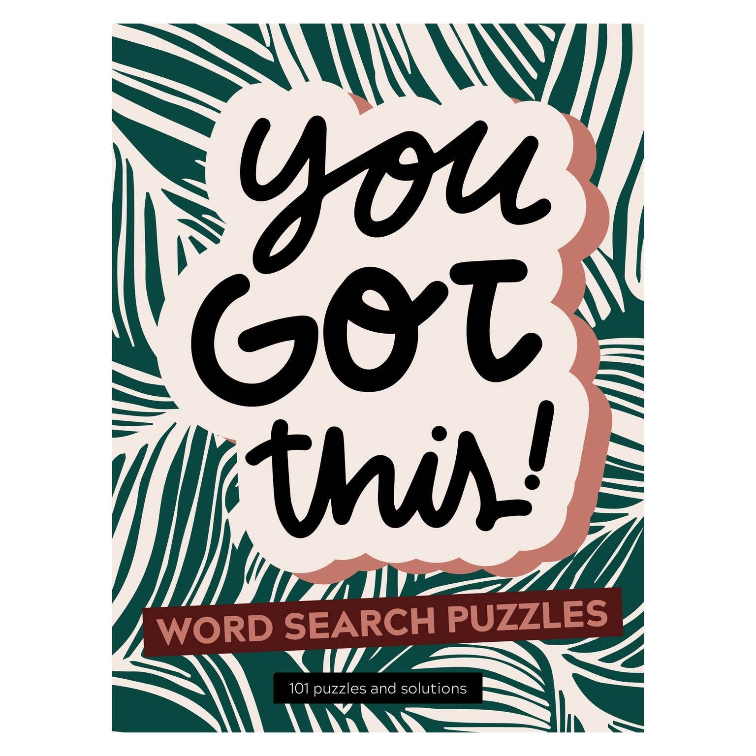 You Got This Word Search Book Spiral Puzzle Pad*