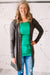 As If 3/4 Sleeve Tunic in Kelly Green