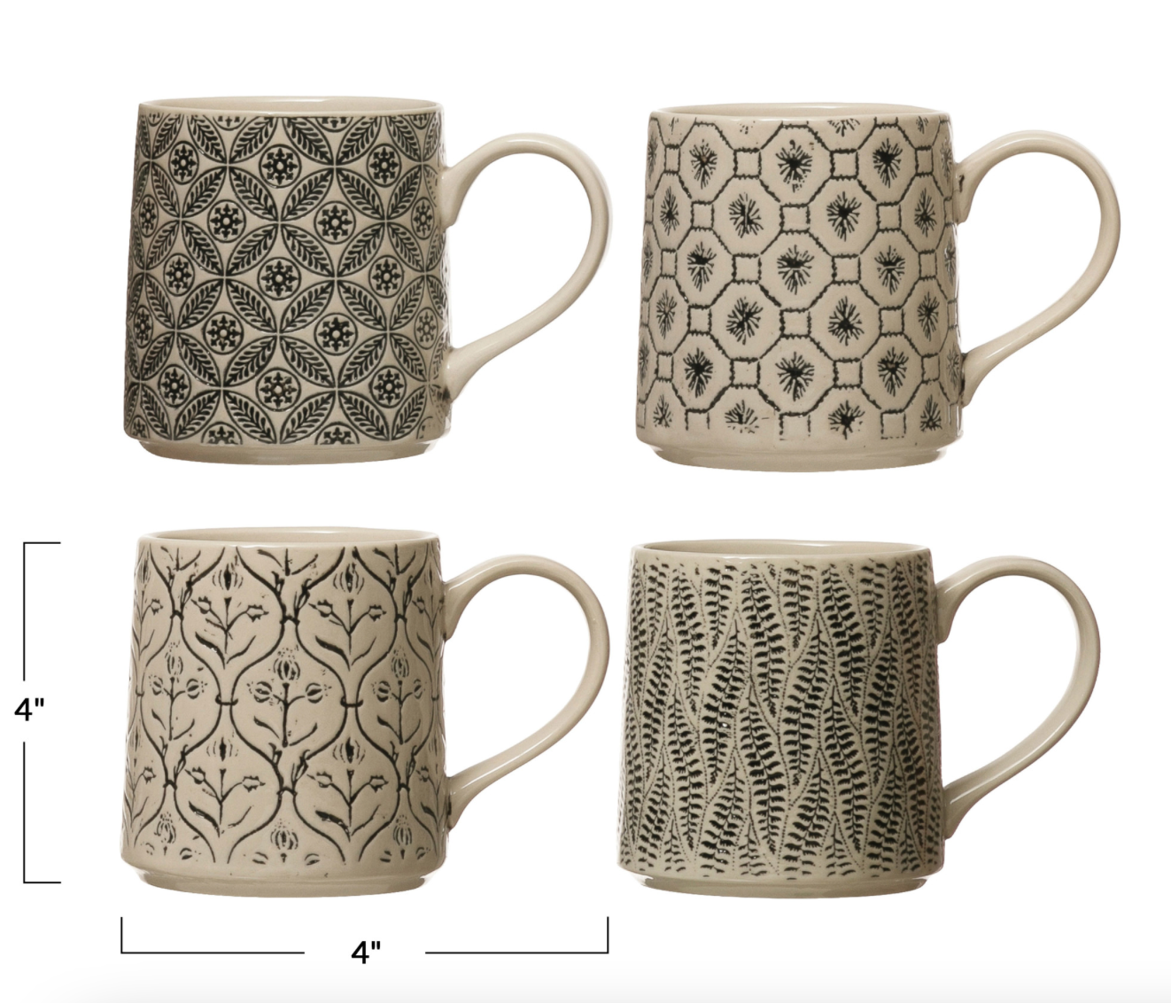 Botanist Hand-Stamped Mug - 4 Styles