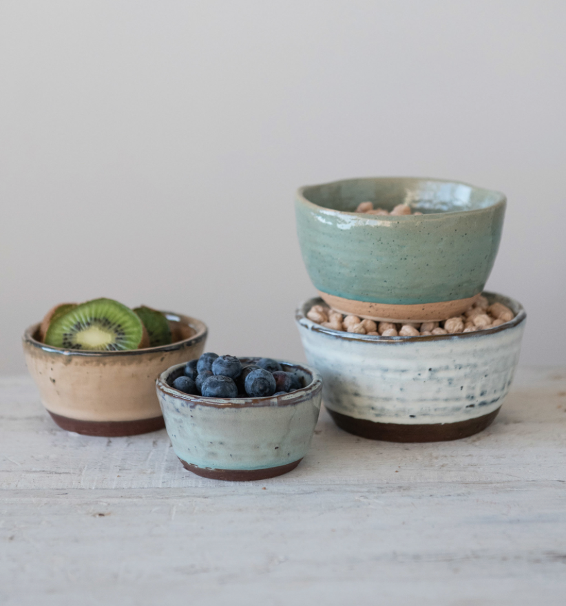 Nest Stoneware Bowls - Set of 4