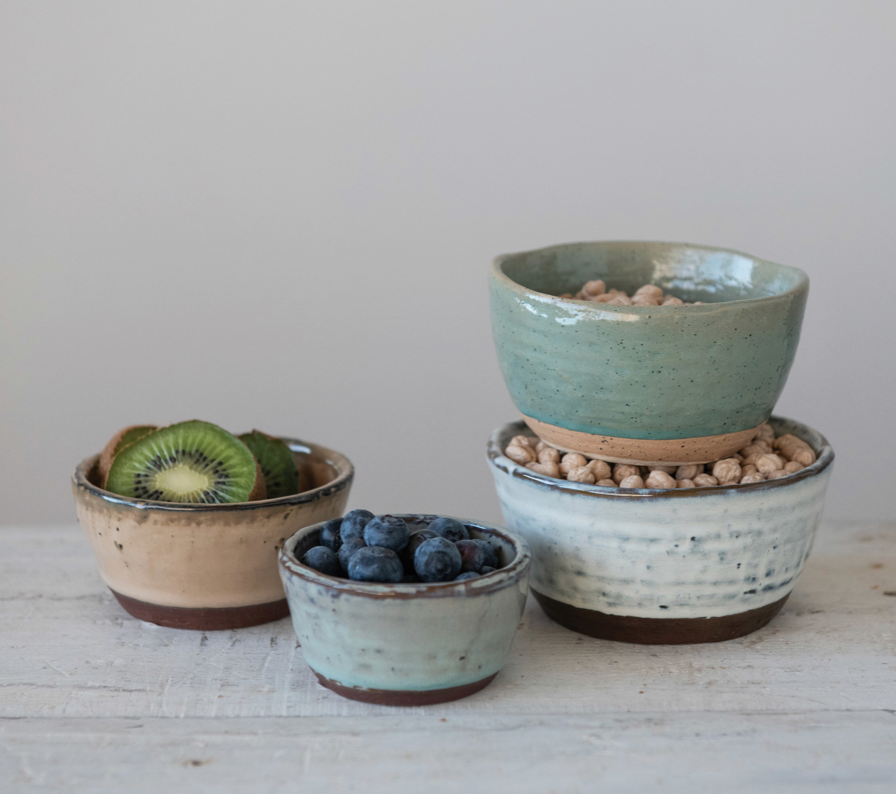 Nest Stoneware Bowls - Set of 4