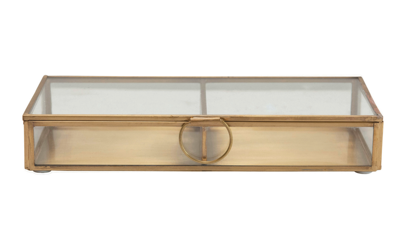 Brass and Glass Display Box