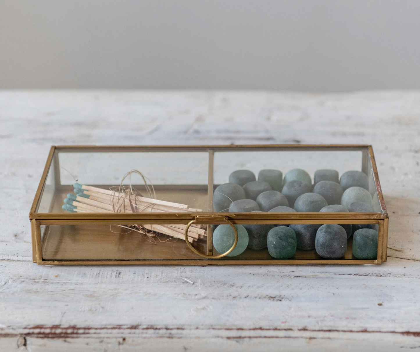 Brass and Glass Display Box