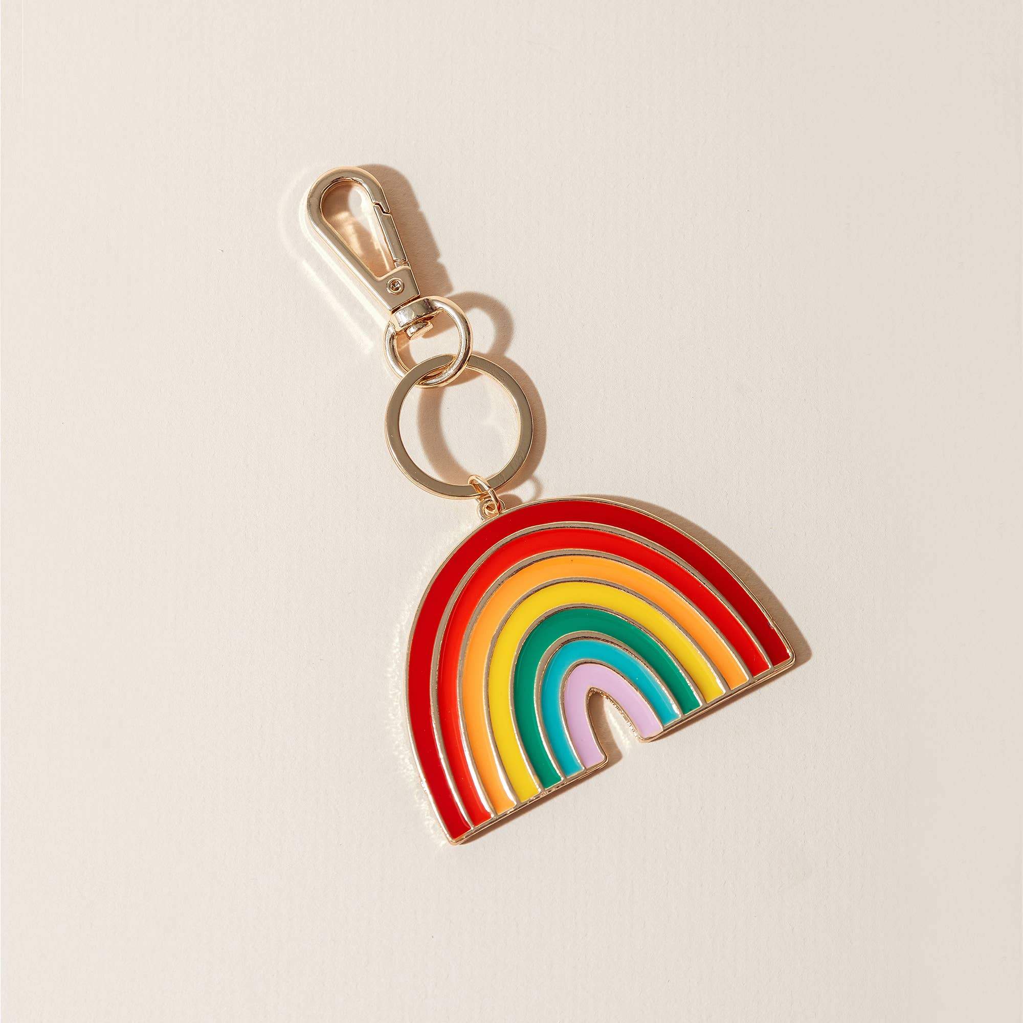 Avenue Zoe Rainbow Charm Key Chain