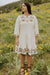 SALT Seraphina Floral Embroidery Tiered Dress