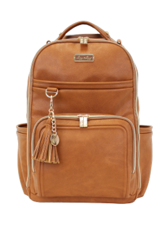 Cognac Boss Plus™ Backpack Diaper Bag
