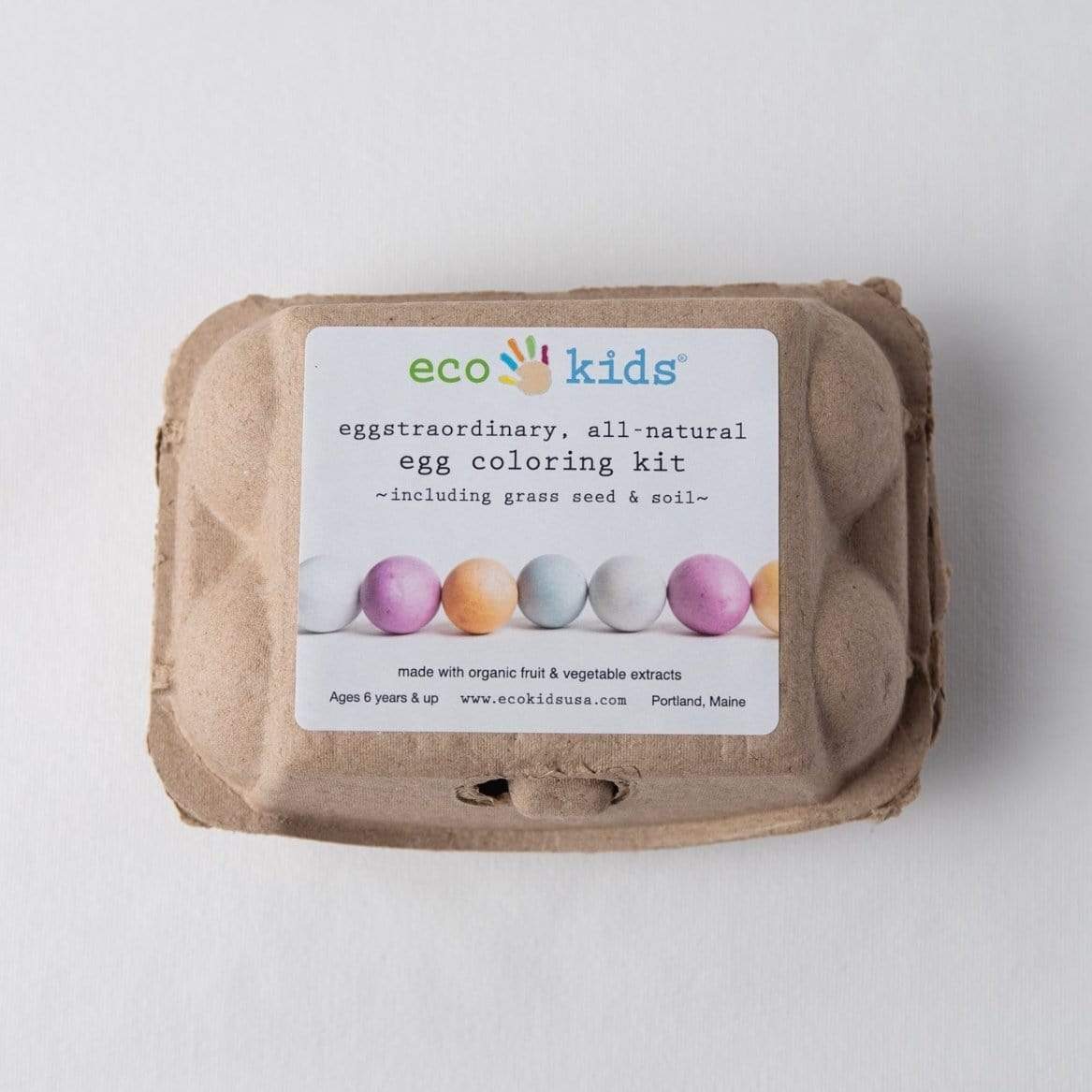 eco-kids Non Toxic Egg Coloring kit, case of 6