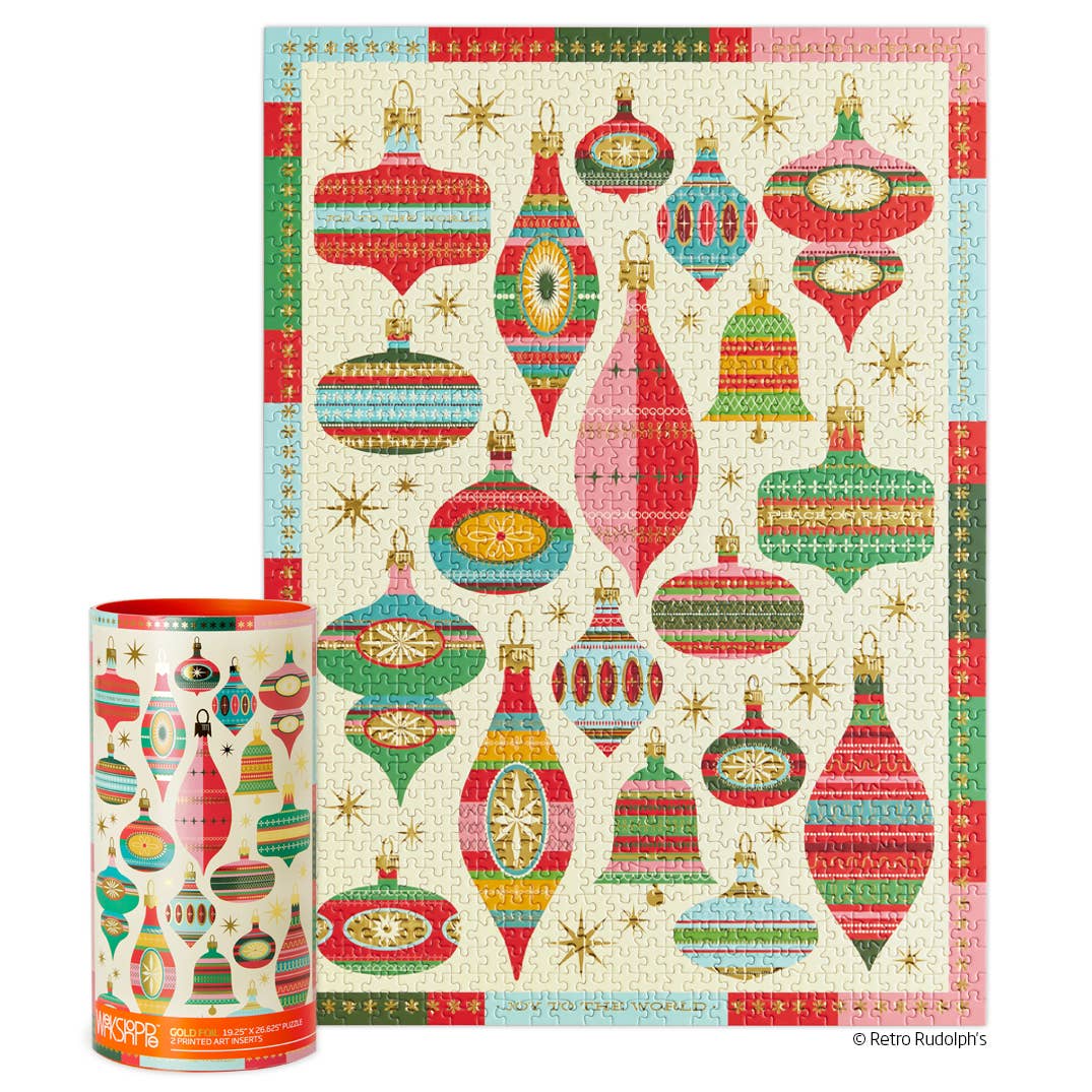 Vintage Ornaments | Holiday Gift | 1000 Piece Jigsaw Puzzle