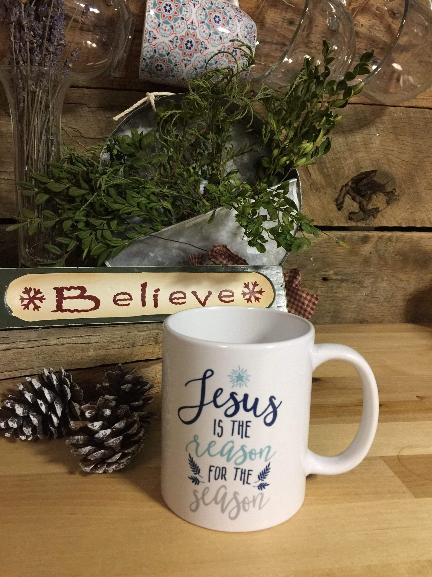 Grey House Goods Jesus is the Reason Mug