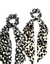 Hana Hosiery scrunchie Leopard Print Scarf Ponytail (single)