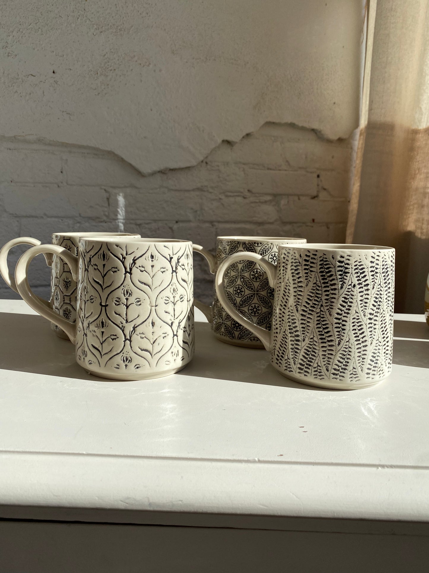 Botanist Hand-Stamped Mug - 4 Styles