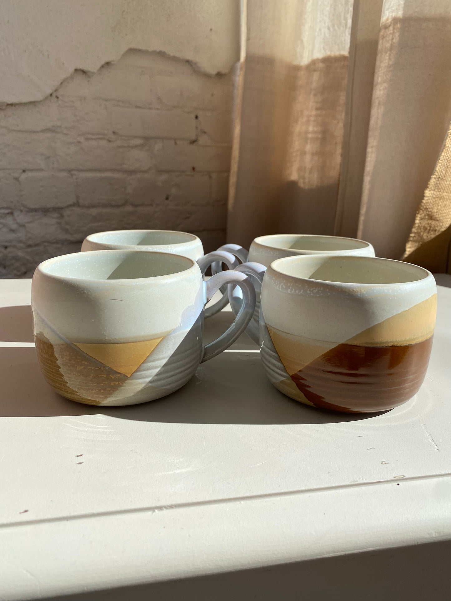 Abode Stoneware Mug - 2 Color options (Each One Will Vary) - 1 mug - 16 oz.