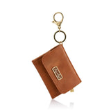 Itzy Ritzy NEW Cognac Itzy Mini Wallet™ Card Holder & Key Chain Charm
