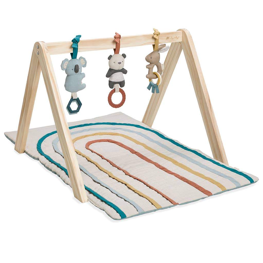 Itzy Ritzy NEW Ritzy Activity Gym™ Wooden Gym with Toys