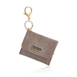 Itzy Ritzy NEW Taupe Itzy Mini Wallet™ Card Holder & Key Chain Charm