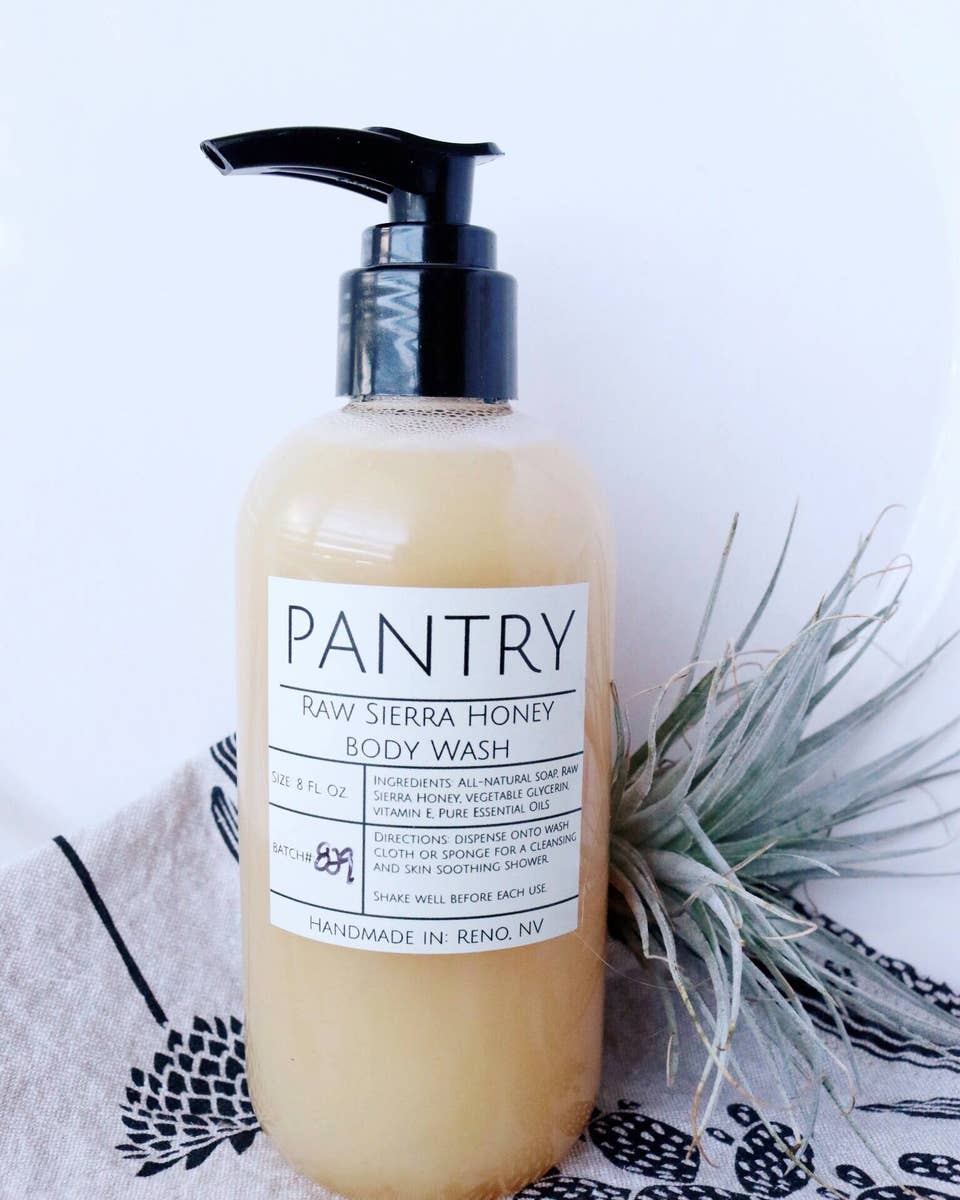 Pantry Products spa Uh huh Honey! Raw Sierra Honey Body Wash