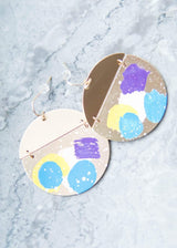 Urbanista Jewelry Paint Splash Circle Earrings